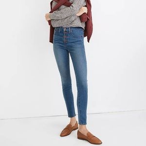 NWT Madewell 10” High Rise Skinny Jeans